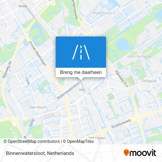 Binnenwatersloot kaart