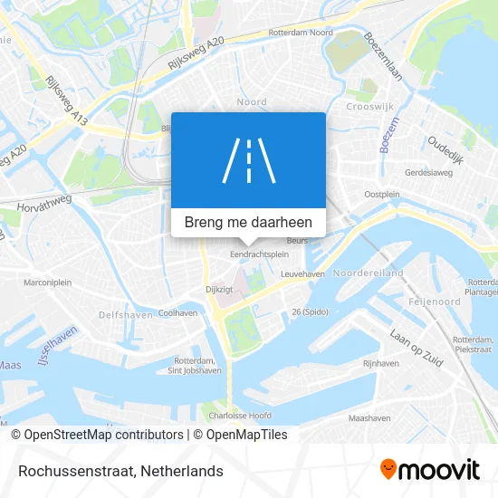 Rochussenstraat kaart