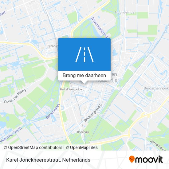 Karel Jonckheerestraat kaart