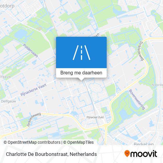 Charlotte De Bourbonstraat kaart