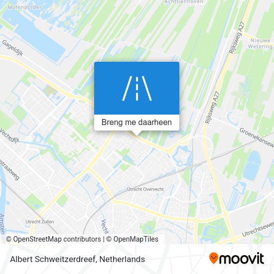 Albert Schweitzerdreef kaart