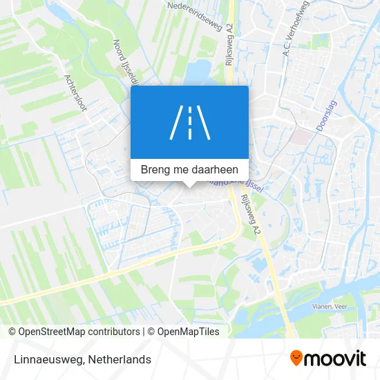 Linnaeusweg kaart