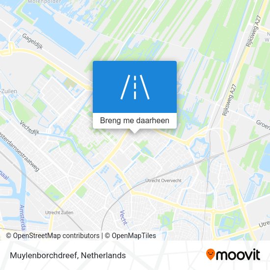 Muylenborchdreef kaart