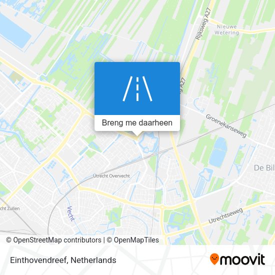 Einthovendreef kaart
