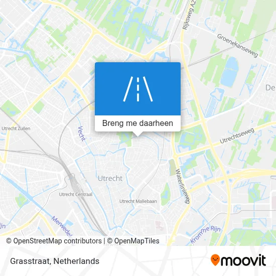 Grasstraat kaart