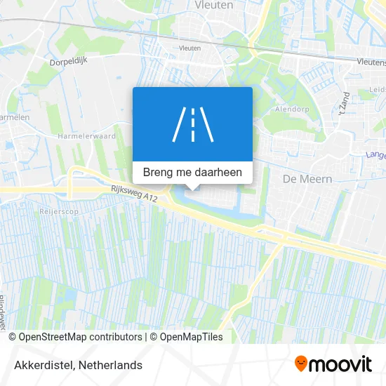 Akkerdistel kaart