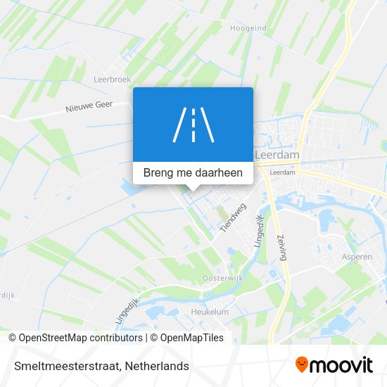 Smeltmeesterstraat kaart