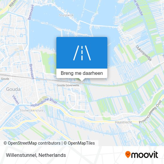 Willenstunnel kaart
