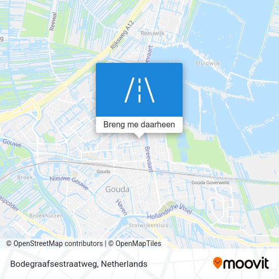 Bodegraafsestraatweg kaart