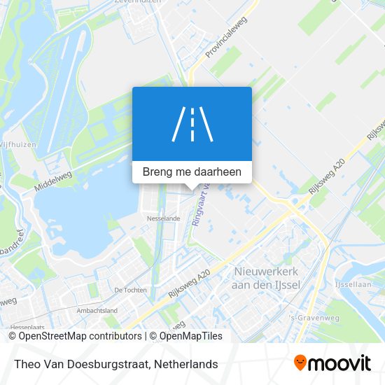 Theo Van Doesburgstraat kaart
