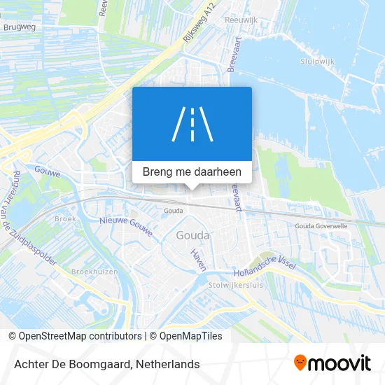 Achter De Boomgaard kaart