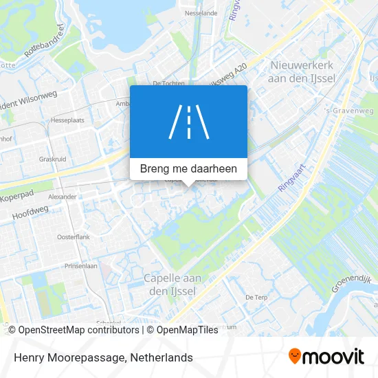 Henry Moorepassage kaart