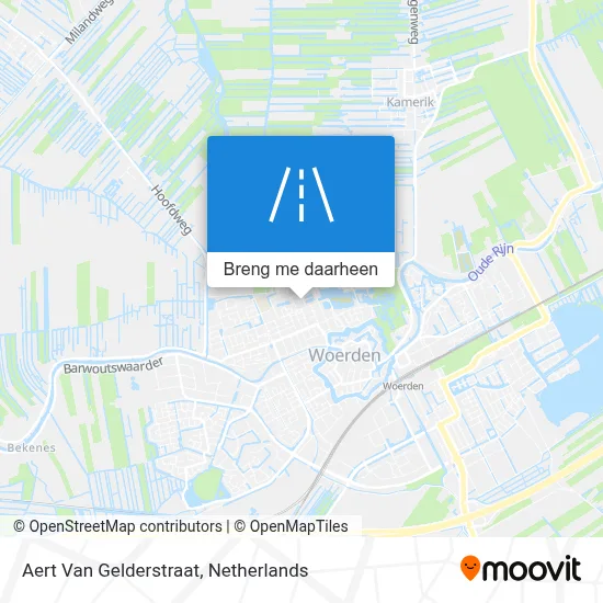 Aert Van Gelderstraat kaart