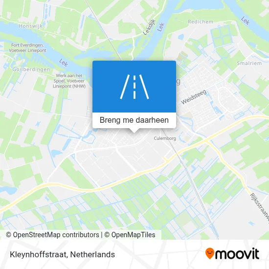 Kleynhoffstraat kaart