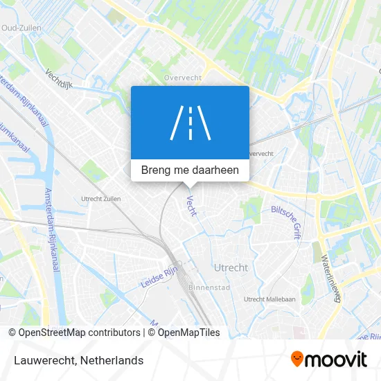 Lauwerecht kaart