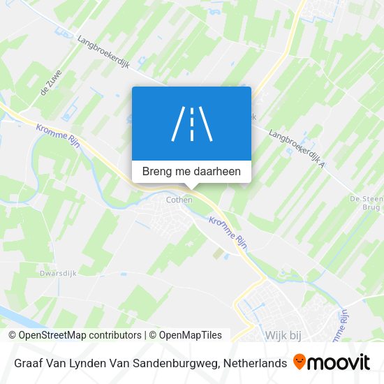 Graaf Van Lynden Van Sandenburgweg kaart