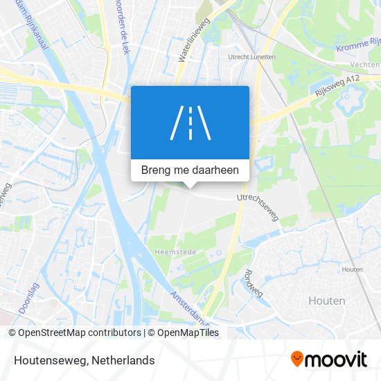 Houtenseweg kaart