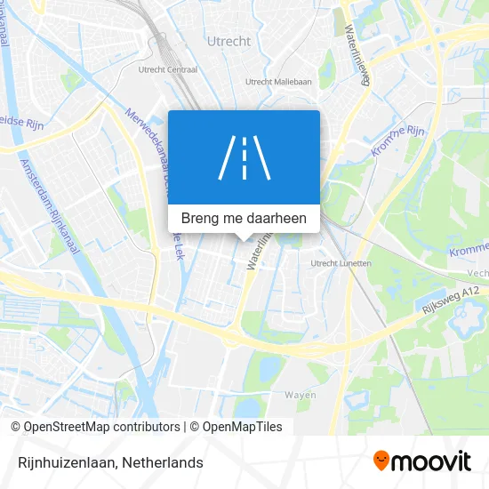 Rijnhuizenlaan kaart