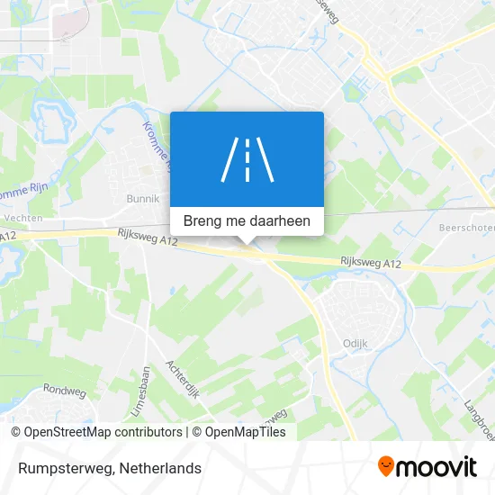 Rumpsterweg kaart