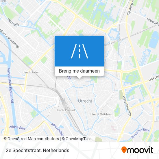 2e Spechtstraat kaart