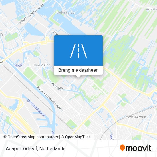 Acapulcodreef kaart