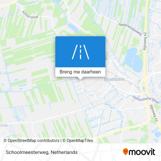 Schoolmeesterweg kaart