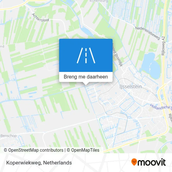Koperwiekweg kaart