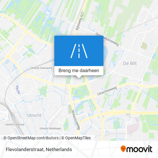 Flevolanderstraat kaart