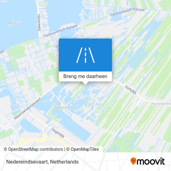 Nedereindsevaart kaart