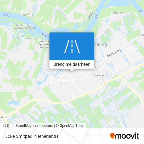 Joke Smitpad kaart
