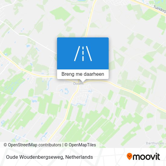 Oude Woudenbergseweg kaart