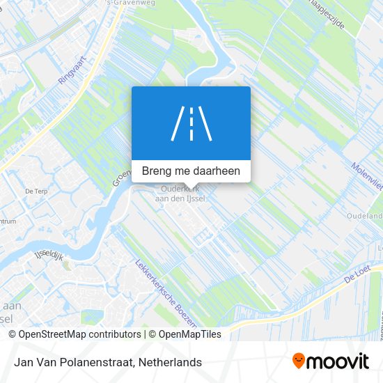 Jan Van Polanenstraat kaart