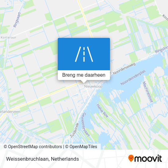 Weissenbruchlaan kaart