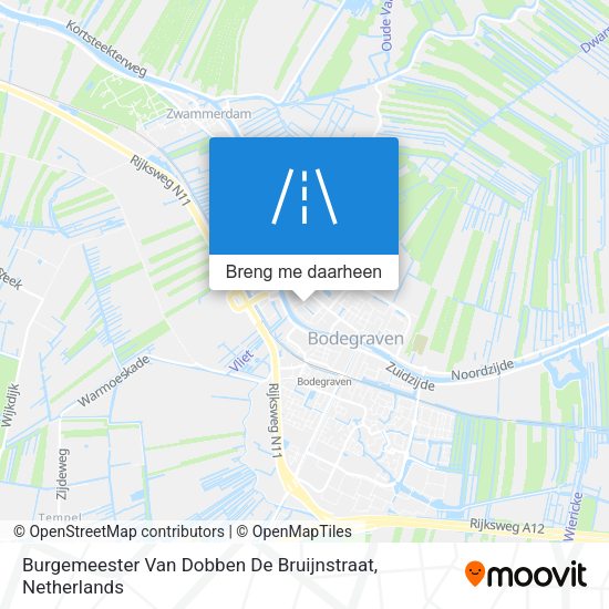 Burgemeester Van Dobben De Bruijnstraat kaart