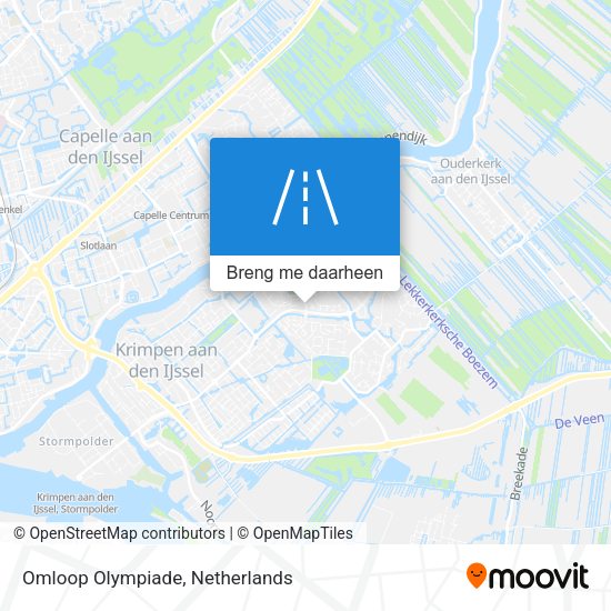 Omloop Olympiade kaart