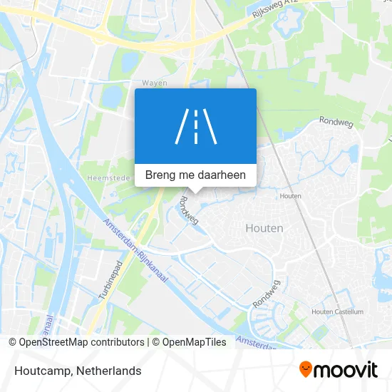 Houtcamp kaart