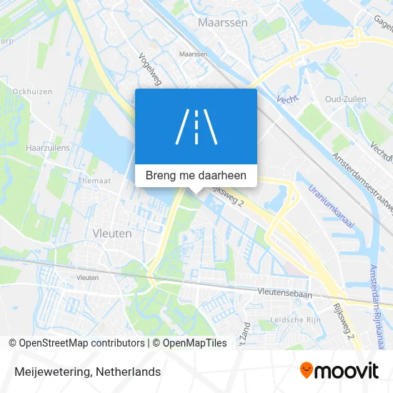 Meijewetering kaart