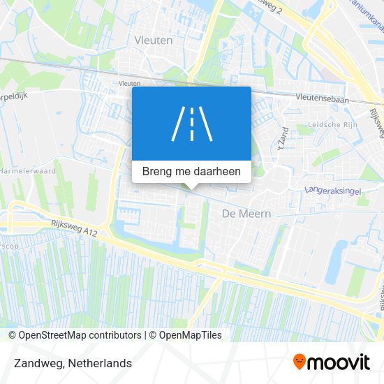 Zandweg kaart