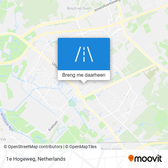 1e Hogeweg kaart