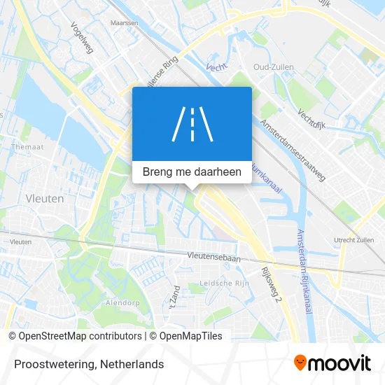 Proostwetering kaart