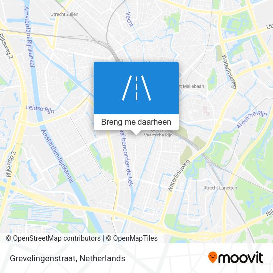 Grevelingenstraat kaart