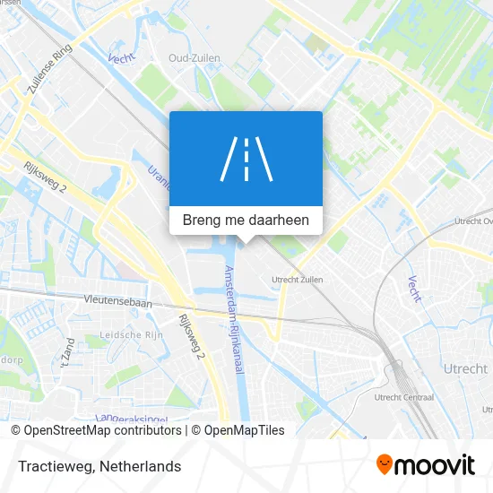 Tractieweg kaart