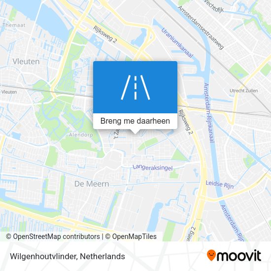 Wilgenhoutvlinder kaart