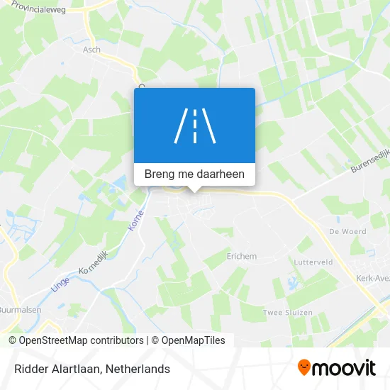 Ridder Alartlaan kaart
