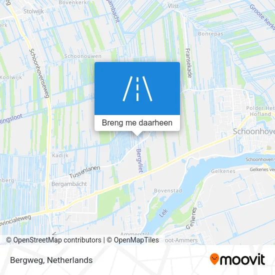 Bergweg kaart