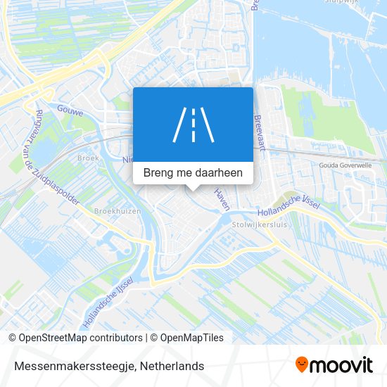 Messenmakerssteegje kaart