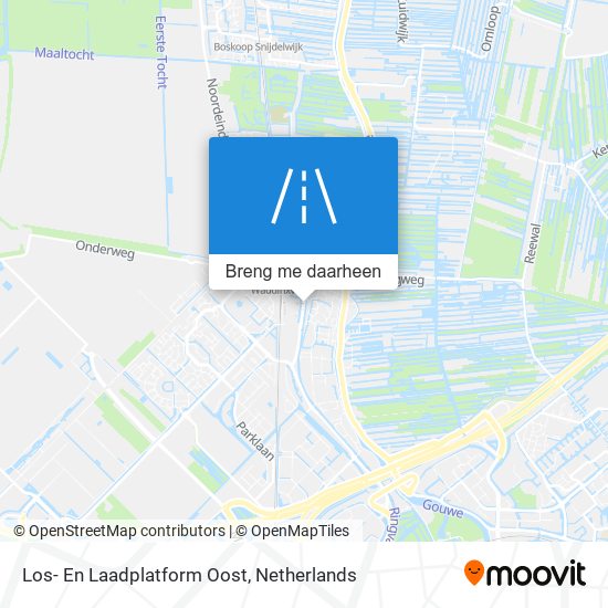 Los- En Laadplatform Oost kaart