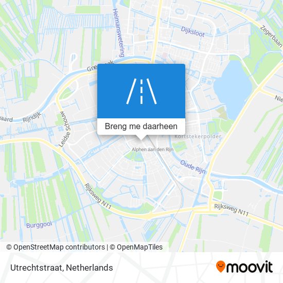 Utrechtstraat kaart