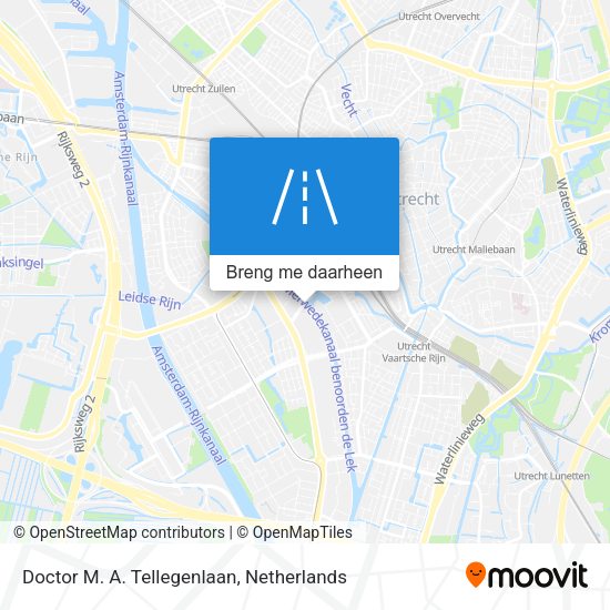 Doctor M. A. Tellegenlaan kaart