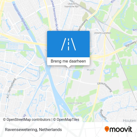 Ravensewetering kaart